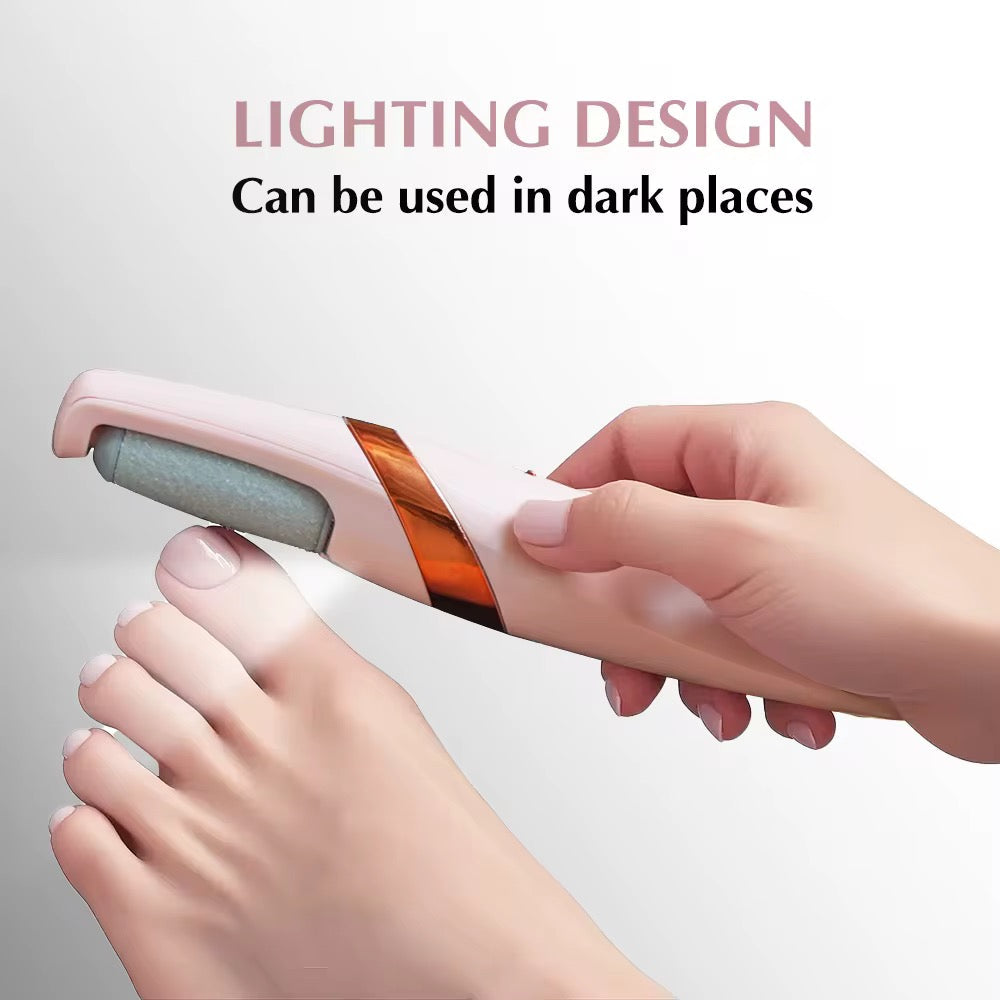 Appareil Électrique Anti-Callosités Rechargeable – Soin Professionnel des Pieds (Lime humide & sèche)