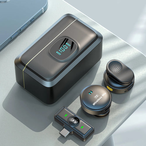 Microphones sans fil avec boîtier de charge Wireless Mic