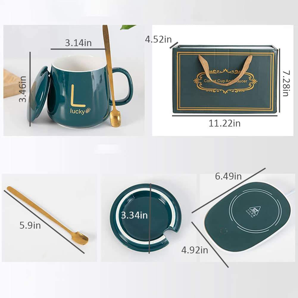 Coffret Cadeau Chauffe-Tasse Intelligent 55°C – Thermostat Automatique & Induction